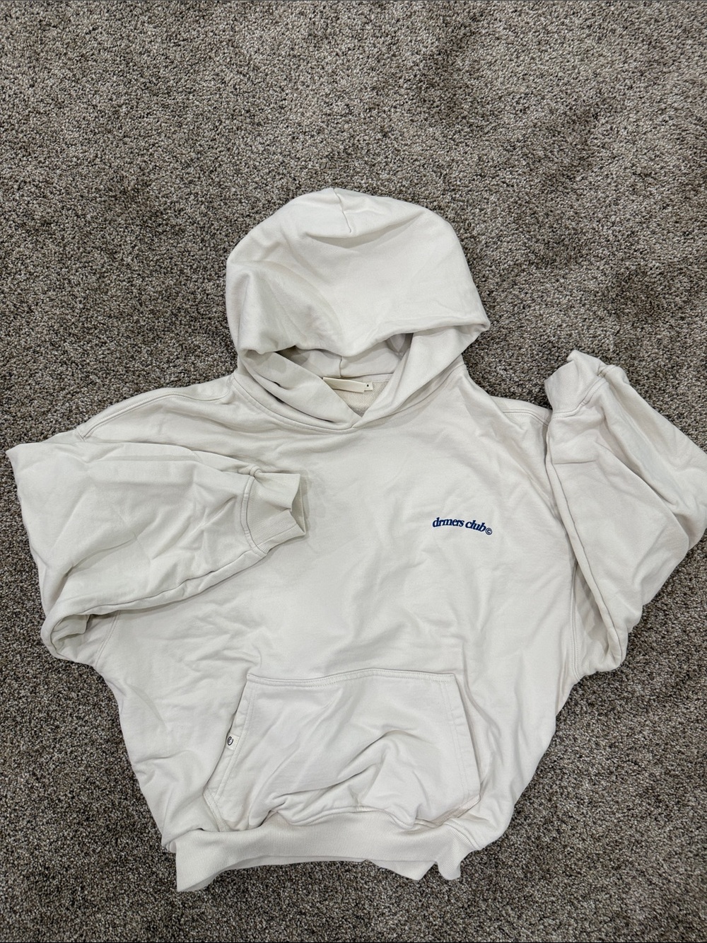 Drmers Club cream hoodie